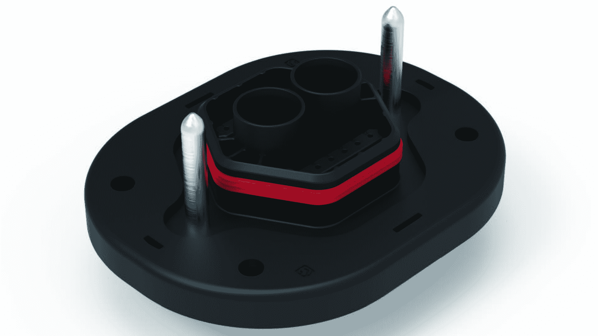 多芯5.7(2+12PIN）浮动连接器插头插座